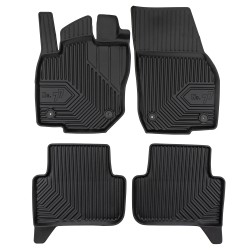 Tappetini per auto no. 77 compatibili con Volkswagen Tiguan III dal 2024 in poi su misura in gomma  | Note: non compatibile con versione Mild Hybrid | Tipo Auto: SUV | Set di tappetini premium | Materiale TPE durevole | Bordi più alti